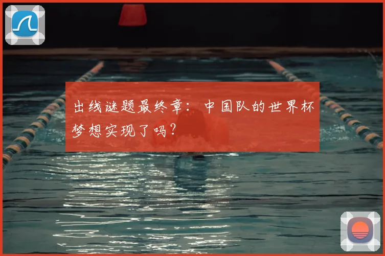 出线谜题最终章：中国队的世界杯梦想实现了吗？