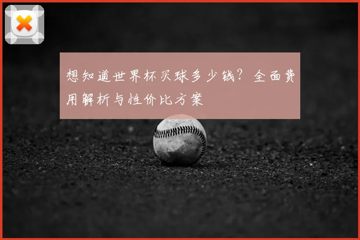 想知道世界杯买球多少钱?全面费用解析与性价比方案